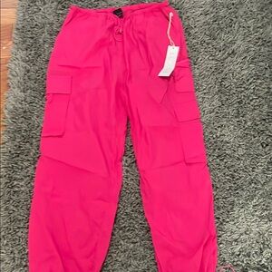 Bright Pink Cargo Pants